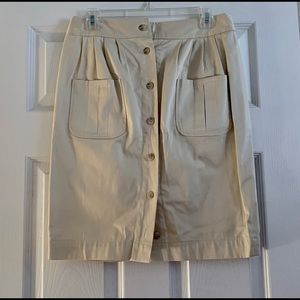 New Skirt, khaki color, size M. SFA. Cotton & spandex blend.